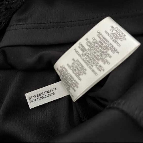 Eliza J Black Lace Overlay 3/4 Sleeve Sheath Dress, Size 2 NWOT - Picture 10 of 11